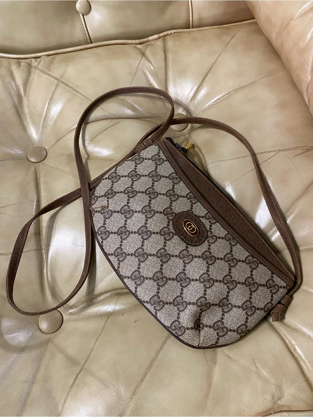 Vintage Gucci Crossbody GG Monogram Authentic - Picture 16 of 16